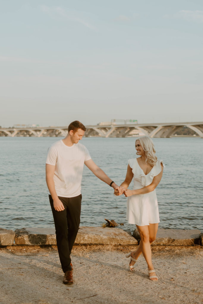 Old Town Alexandria Engagement Session Photos